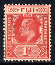Fiji 1906-12 KE7 MCA 1d red mounted mint SG 119, stamps on , stamps on  ke7 , stamps on 
