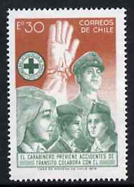 Chile 1974 Campaign to Prevent Traffic Accidents, SG 729*, stamps on road safety    traffic