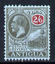 Antigua 1921-29 KG5 MCA 2s6d black & red on blue mounted mint SG 59, stamps on , stamps on  kg5 , stamps on 