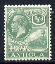 Antigua 1921-29 KG5 Script CA 1/2d dull green mounted mint SG 62, stamps on , stamps on  kg5 , stamps on 