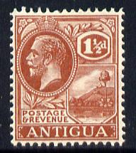 Antigua 1921-29 KG5 Script CA 1.5d pale red-brown mounted mint SG 69, stamps on , stamps on  kg5 , stamps on 