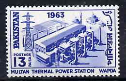 Pakistan 1963 Multan Thermal Power Station unmounted mint, SG 195*, stamps on power, stamps on energy, stamps on electricity