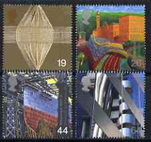 Great Britain 1999 Millennium Series #05 - the Workers Tale set of 4 unmounted mint, SG 2088-91*, stamps on textiles, stamps on ships, stamps on finance, stamps on millennium