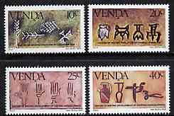 Venda 1984 History of Writing #3 set of 4 unmounted mint, SG 87-90*, stamps on history     writing    literature