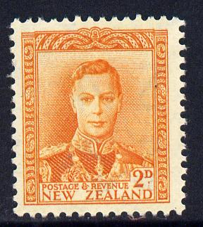 New Zealand 1947-52 KG6 2d orange unmounted mint, SG 680, stamps on , stamps on  stamps on , stamps on  stamps on  kg6 , stamps on  stamps on 