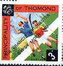 Thomond 1967 Hurling 3d (Diamond-shaped) with 'Sir Francis Chichester, Gypsy Moth 1967' overprint unmounted mint, stamps on , stamps on  stamps on hurling, stamps on  stamps on sport, stamps on  stamps on sailing, stamps on  stamps on explorers