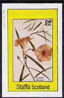 Staffa 1982 Flowers #20 (Colorado Man-Root) imperf deluxe sheet (Â£2 value) unmounted mint, stamps on flowers