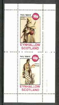 Eynhallow 1982 Costumes #01 (Arab Bedouin & Pampas Woman) perf set of 2 values unmounted mint, stamps on costumes