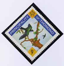 Thomond 1960 Martin 9d (Diamond-shaped) def unmounted mint*, stamps on birds