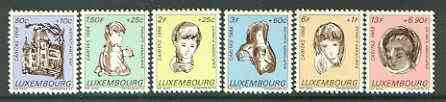 Luxembourg 1968 National Welfare Fund (Handicapped Children) set of 6 unmounted mint, SG 829-34*, stamps on disabled, stamps on blind, stamps on deaf