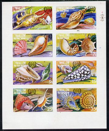 Eynhallow 1979 Shells (Year of the Child) imperf set of 8 values (1p to 35p) unmounted mint, stamps on children  marine-life  shells, stamps on  iyc , stamps on 