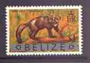 Belize 1973 Tayra (Bush Dog) $1 from optd def set with new Country name, unmounted mint, SG 357, stamps on animals, stamps on dogs