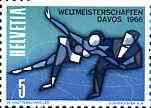 Switzerland 1965 World Figure Skating 5c unmounted mint, SG 730, stamps on sport, stamps on ice skating