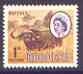 Rhodesia 1966-69 Buffalo 1d (litho printing) unmounted mint, SG 397, stamps on animals, stamps on buffalo, stamps on bovine