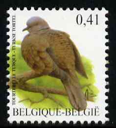 Belgium 2002-09 Birds #5 Collared Dove 0.41 Euro unmounted mint, SG 3701, stamps on birds    