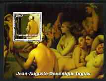 Congo 2003 Nude Paintings by Jean Auguste Dominique Ingres perf m/sheet unmounted mint, stamps on arts, stamps on ingres, stamps on nudes