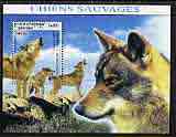 Cambodia 2001 Wild Dogs perf m/sheet unmounted mint, stamps on dogs