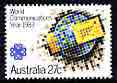 Australia 1983 World Communications Year 27c unmounted mint, SG 887, stamps on communications