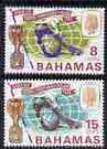 Bahamas 1966 Football World Cup perf set of 2 unmounted mint, SG 288-89*, stamps on football, stamps on sport