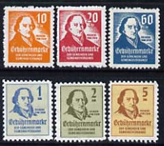 Cinderella - Germany set of 6 perf labels commemorating Freiherr Vom Stein (statesman) unmounted mint, stamps on personalities