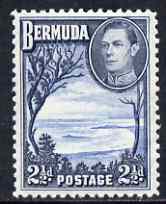 Bermuda 1938-52 KG6 Grape Bay 2.5d light & deep blue unmounted mint, SG 113, stamps on , stamps on  kg6 , stamps on 