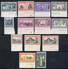 New Zealand 1940 Centenary set of 13 complete unmounted mint, SG 613-25, stamps on 