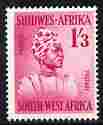 South West Africa 1954 Herero Woman 1s3d from def set unmounted mint, SG 161, stamps on women, stamps on cultures