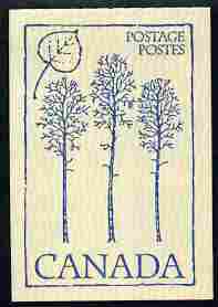 Canada 1979 Flowers & Trees - Trembling Aspen 50c booklet (blue on crean cover) complete and pristine, SG SB 86g, stamps on trees