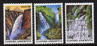 Greece 1988 European Campaign for Rural Areas perf set of 3 unmounted mint, SG 1791-3, stamps on 