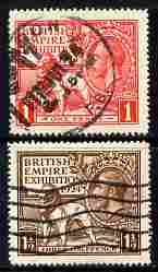 Great Britain 1924 KG5 Wembley Exhibition set of 2 good used SG430-1, stamps on lions, stamps on  kg5 , stamps on exhibitions