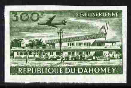 Dahomey 1963 Air 300f (Cotonou Airport) unmounted mint imperf colour trial proof (several different combinations available but price is for ONE) as SG 196, stamps on , stamps on  stamps on aviation, stamps on  stamps on airports