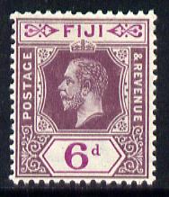 Fiji 1912-23 KG5 MCA 6d dull & bright purple mounted mint SG 133, stamps on , stamps on  kg5 , stamps on 