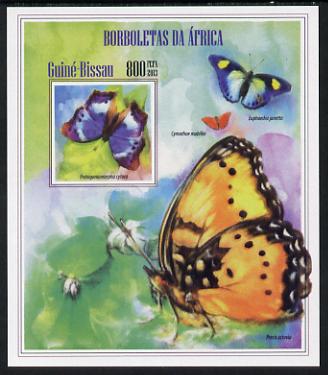 Guinea - Bissau 2013 Butterflies #11 imperf m/sheet unmounted mint. Note this item is privately produced and is offered purely on its thematic appeal, stamps on , stamps on  stamps on butterflies