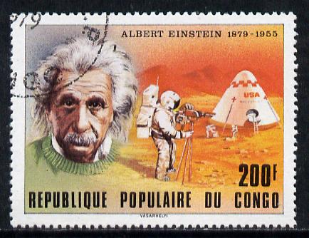 Congo 1979 Personalities 200f (Einstein) cto used, SG 687*, stamps on personalities, stamps on science, stamps on physics, stamps on nobel, stamps on einstein, stamps on maths, stamps on space, stamps on judaica   , stamps on personalities, stamps on einstein, stamps on science, stamps on physics, stamps on nobel, stamps on maths, stamps on space, stamps on judaica, stamps on atomics
