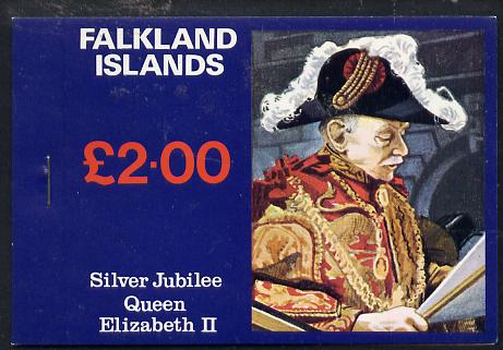 Falkland Islands 1977 Silver Jubilee Booklet complete, SG SB1, stamps on royalty, stamps on silver jubilee