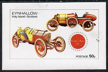 Eynhallow 1974 Vintage Cars #1 (1914 Piccard) imperf souvenir sheet (50p value) unmounted mint, stamps on cars    piccard