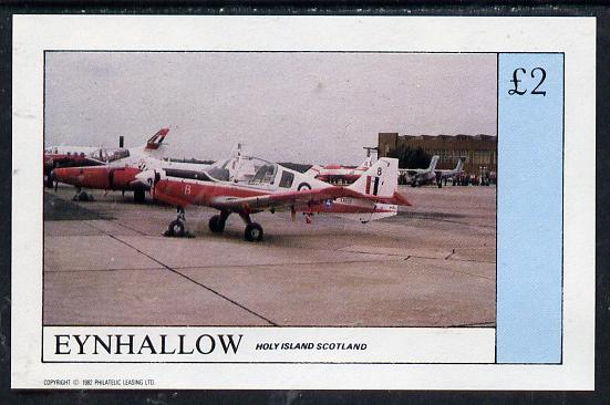 Eynhallow 1982 Aircraft #2 imperf deluxe sheet (Â£2 value) unmounted mint, stamps on aviation