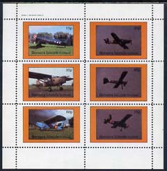 Bernera 1982 Aircraft #11 perf set of 6 values (15p to 75p) unmounted mint, stamps on aviation