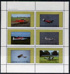 Grunay 1982 Aircraft #4 perf set of 6 values (15p to 75p) unmounted mint, stamps on aviation