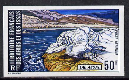 French Afars & Issas 1974 Lake Assal (50f Rocky Shore) imperf from limited printing unmounted mint, as SG 619*, stamps on lakes      tourism