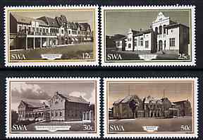 South West Africa 1985 Historic Buildings of Windhoek set of 4 unmounted mint, SG 443-46, stamps on , stamps on  stamps on buildings, stamps on  stamps on architecture