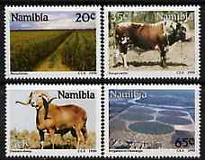 Namibia 1990 Farming set of 4 unmounted mint, SG 549-52, stamps on farming, stamps on agriculture