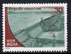 India 1979 International Commission on Large Dams unmounted mint, SG 948*, stamps on dams    civil engineering    irrigation