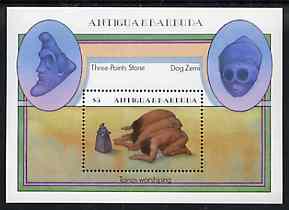 Antigua 1985 Native American Artefacts m/sheet, SG MS 918 unmounted mint, stamps on artefacts     indians   americana