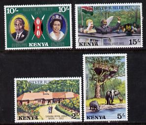 Kenya 1977 Silver Jubilee set of 4 unmounted mint, SG 91-4, stamps on , stamps on  stamps on royalty     silver jubilee