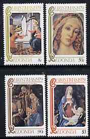 Antigua - Redonda 1979 Christmas (Paintings) Perf set of 4 unmounted mint*, stamps on christmas    arts