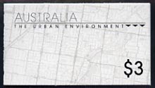 Australia 1989 Urban Environment $3 booklet complete, SG SB66, stamps on environment, stamps on railways