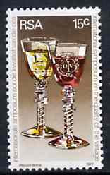 South Africa 1977 International Wine Symposium unmounted mint, SG 411*, stamps on wine, stamps on drink, stamps on alcohol