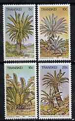 Transkei 1980 Cycads set of 4 unmounted mint, SG 71-74, stamps on flowers, stamps on trees