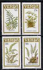Venda 1985 Ferns set of 4 unmounted mint, SG 115-18*, stamps on plants, stamps on ferns